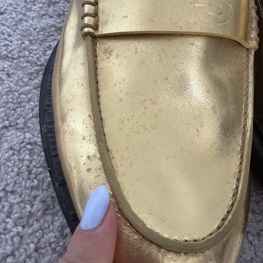 Rare Gold Y-3 Yohji Yamamoto Loafers UK Men's size 6.5 - Picture 8 of 8